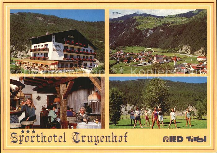 Ried Oberinntal Sporthotel Truyenhof Gaststube Fitness Panorama