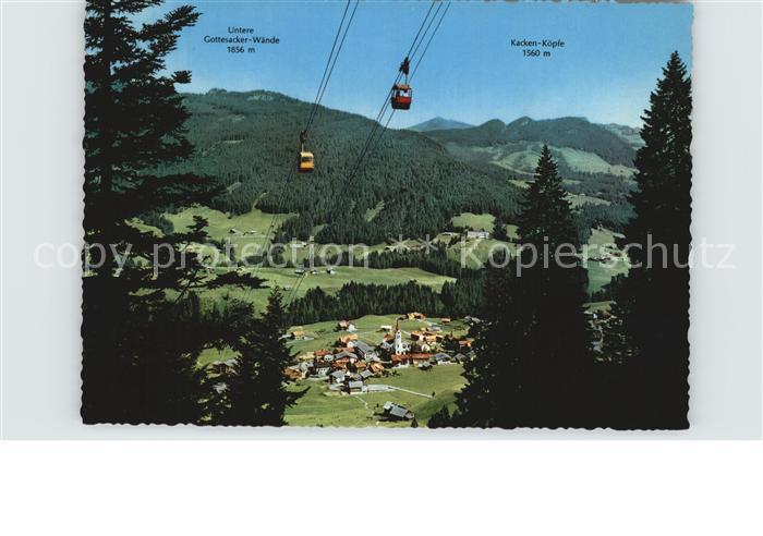 Riezlern Kleinwalsertal Vorarlberg Kanzelwandbahn