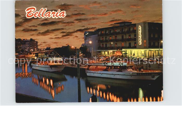 Bellaria Porto Canale Notturno