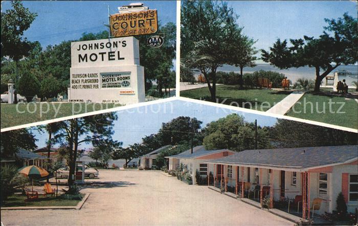 Panama City Florida Johnsons Motel Court St Andrew Bay