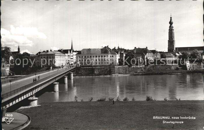 Braunau Inn Neue Innbruecke Staatsgrenze