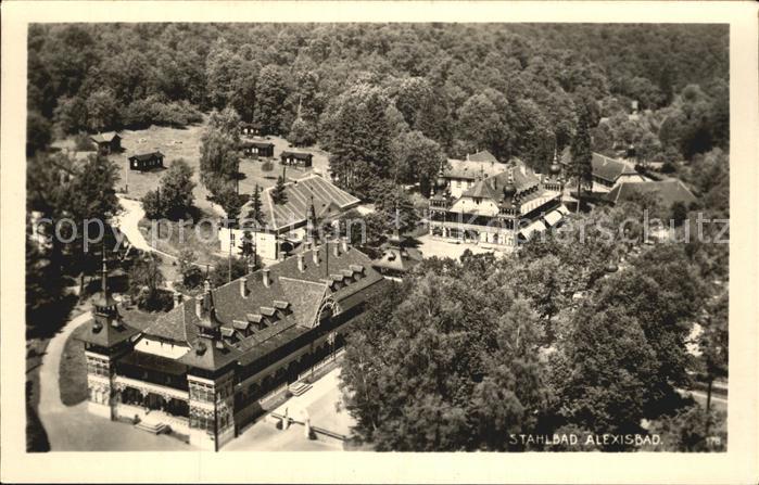 Alexisbad Harz Teilansicht Stahlbad