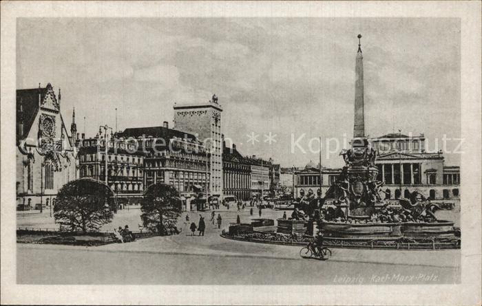 Leipzig Karl Marx Platz Mendebrunnen