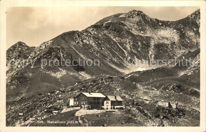 Nebelhorn mit Edmund Probst Haus Allgaeuer Alpen