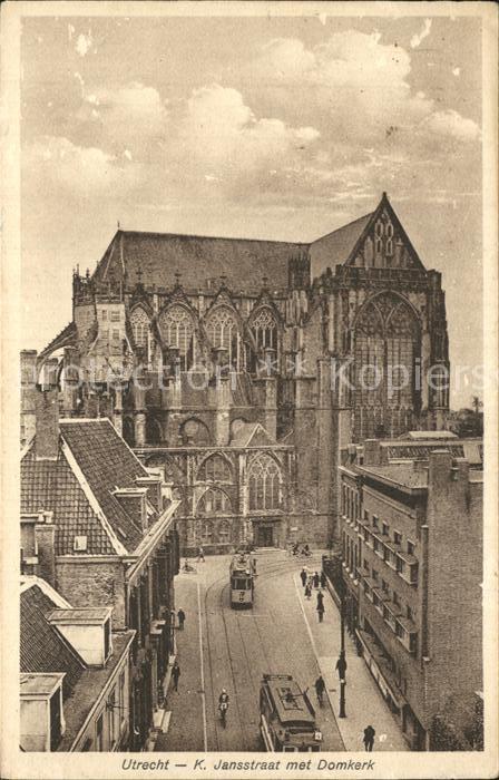 Utrecht K Jansstraat met Domkerk
