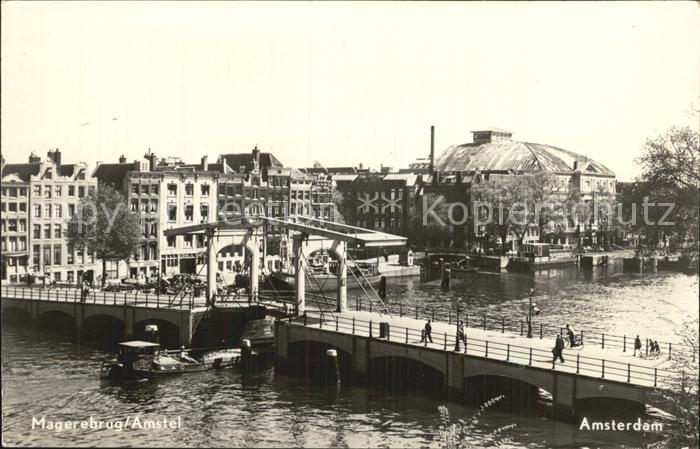 Amsterdam Niederlande Magerebrug Amstel
