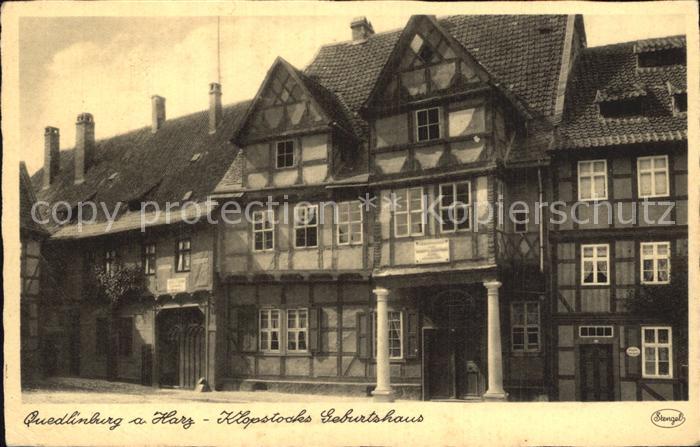 Quedlinburg Klopstocks Geburtshaus