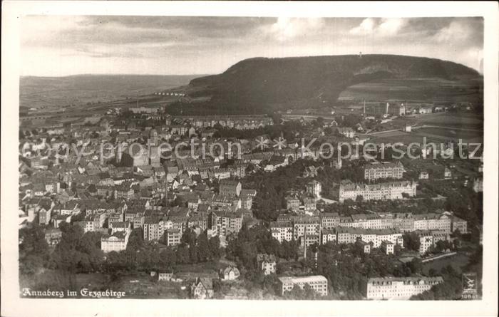Annaberg-Buchholz Erzgebirge Fliegeraufnahme