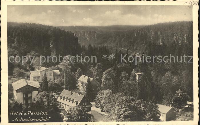 Rosenthal-Bielatal Hotel Pension Schweizermuehle Handabzug
