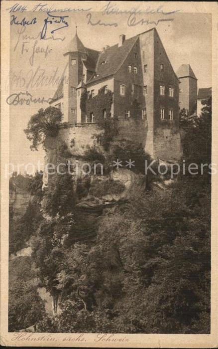 Hohnstein Saechsische Schweiz Jugendburg Schloss