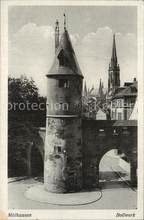 Muelhausen Elsass Bollwerk