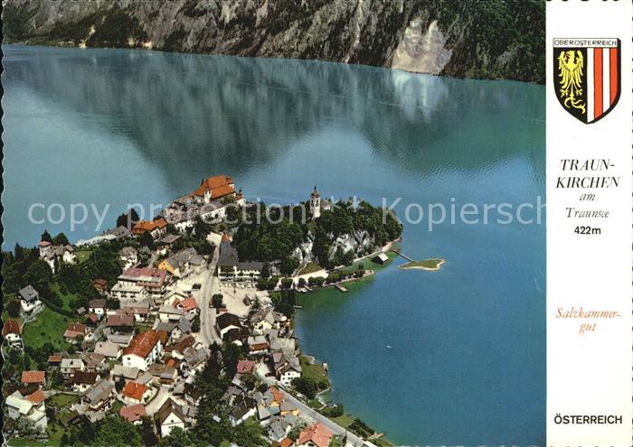 Traunkirchen am Traunsee Fliegeraufnahme