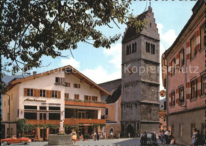 Zell See Hauptplatz mit Pfarrkirche Bergstadt