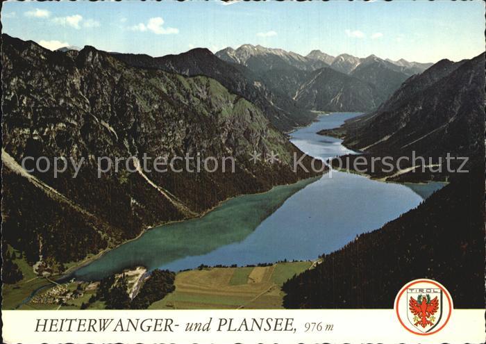 Heiterwang Heiterwanger See Plansee Alpenpanorama Fliegeraufnahme
