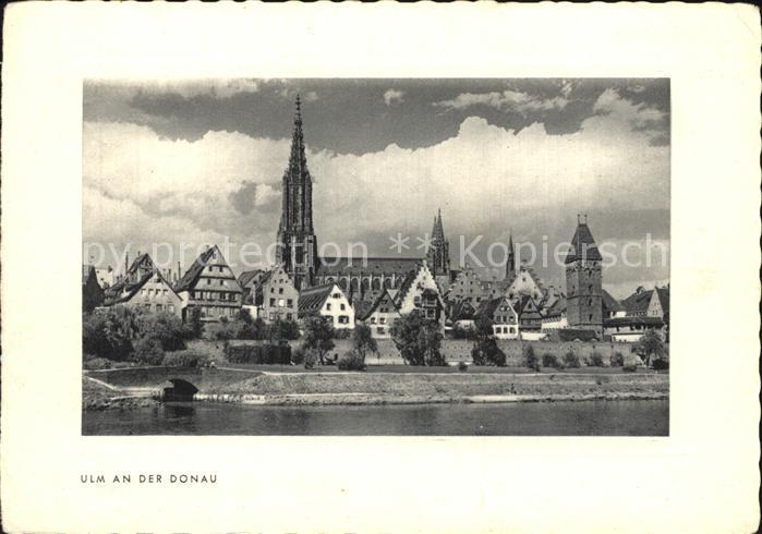 Ulm Donau Altstadt mit Muenster