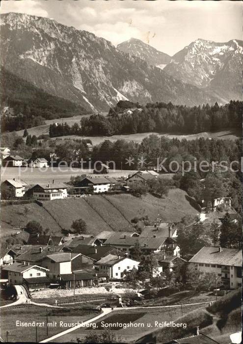 Eisenaerzt mit Rauschberg Sonntagshorn und Reifelberg Chiemgauer Alpen