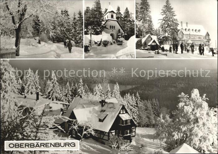 Oberbaerenburg Baerenburg Winterlandschaft Kapelle Ferienheim