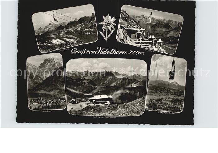 Nebelhorn Bergbahn Bergrestaurant Alpenpanorama