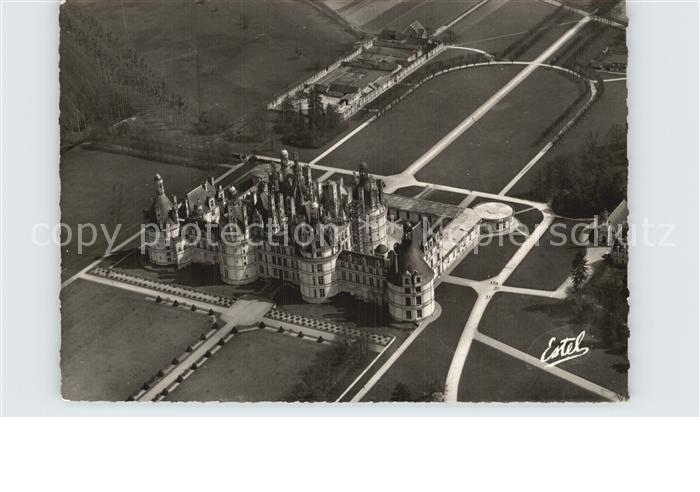 Chambord Blois Chateau vue aerienne Schloss