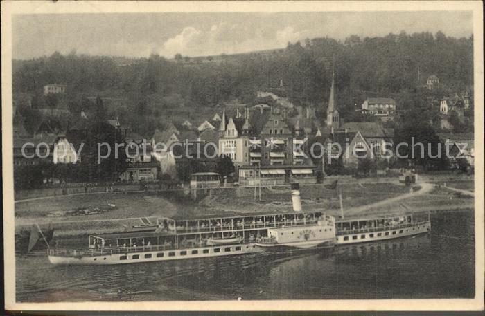 Wehlen Sachsen Elbe Dampfer Leipzig