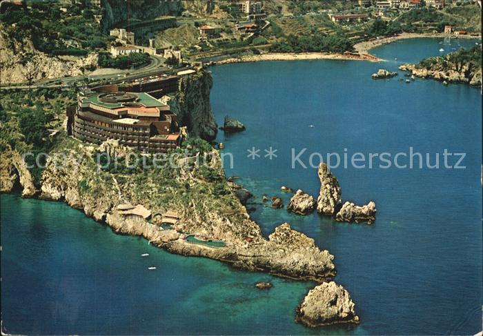 Taormina Sizilien Fliegeraufnahme