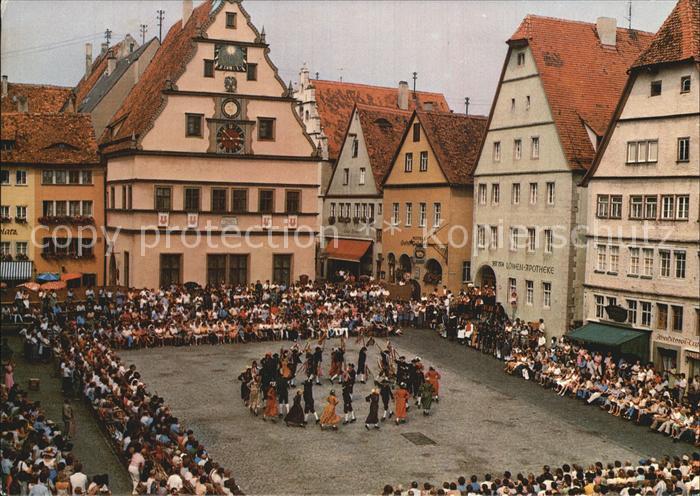 Rothenburg Tauber Schoefertanz Marktplatz