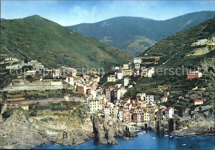 Riomaggiore Fliegeraufnahme