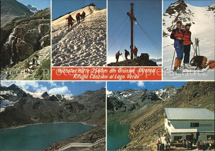 Ultental Hoechster Huette Eggenspitze Zufrittspitze Gruensee