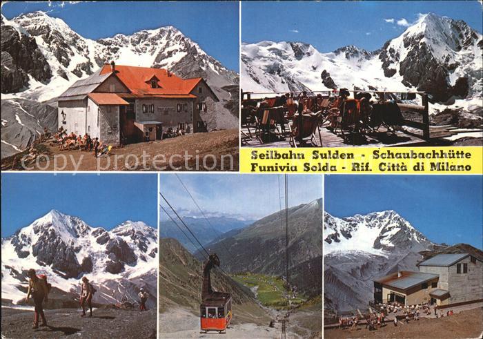 Sulden Solda Seilbahn Sulden Schaubachhuette