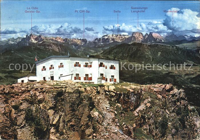 Bozen Suedtirol Rittnerhorn Haus Le Odle Geisler-Spitze Sella
