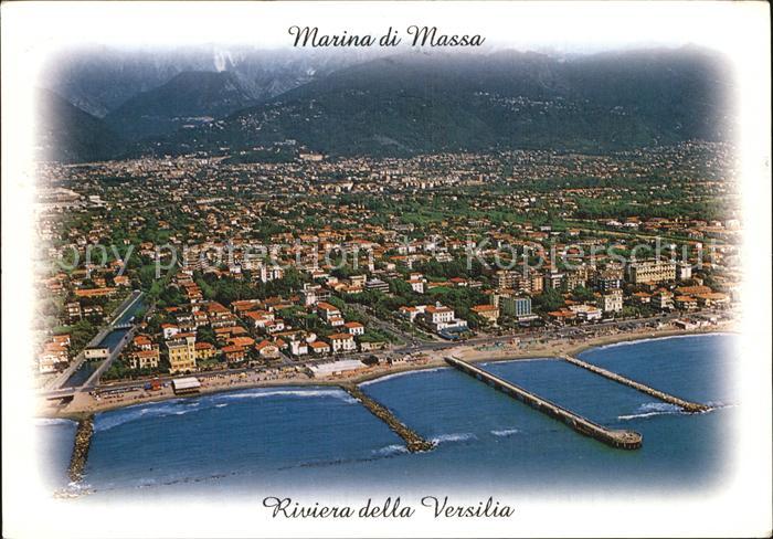 Marina di Massa Fliegeraufnahme