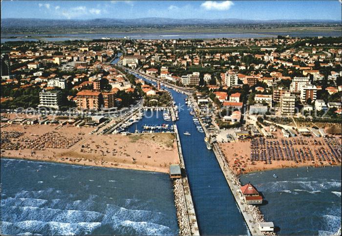 Milano Marittima Hafen Fliegeraufnahme