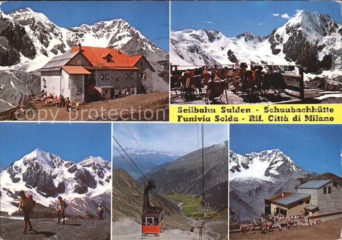 Sulden Solda Schaubachhuette Seilbahn
