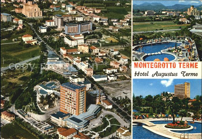 Montegrotto Terme Fliegeraufnahme Hotel Augustus Terme