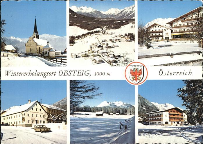 Obsteig Tirol Pfarrkirche St. Josef Hotel Tyrol Gasthof Stern