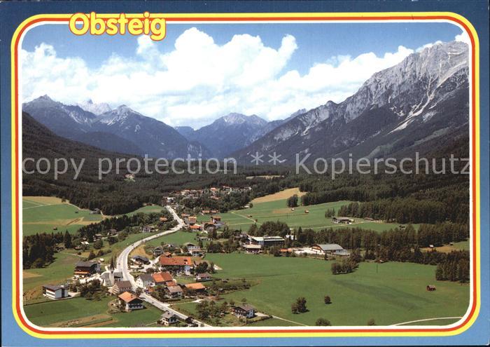 Obsteig Tirol Htoel Stern Fliegeraufnahme