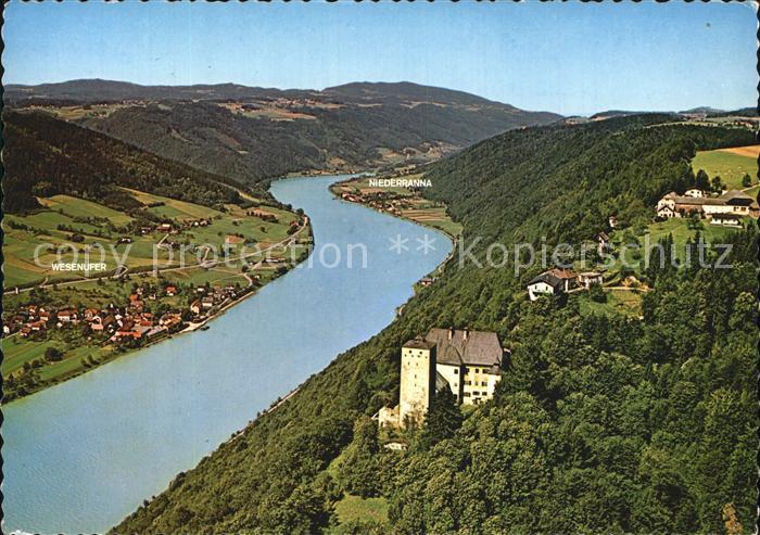 Hofkirchen Muehlkreis Schloss Marsbach Fliegeraufnahme