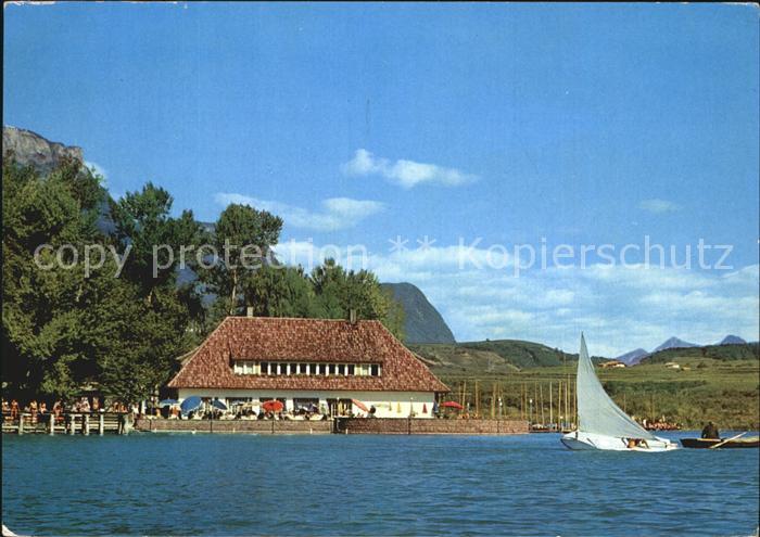 Kalterer See Suedtirol Restaurant Lido