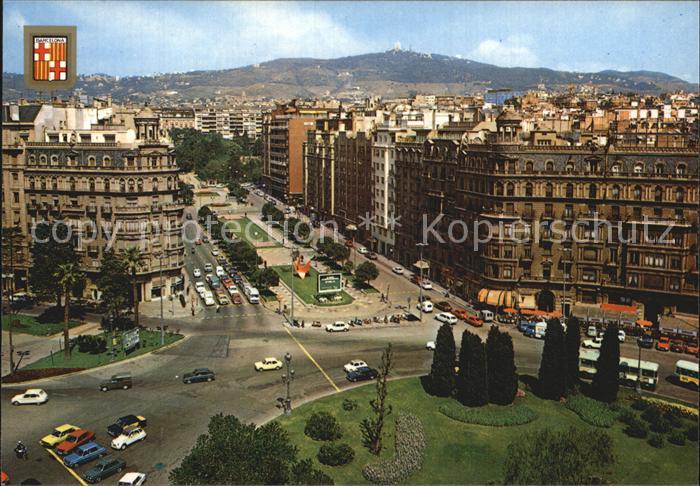 Barcelona Cataluna Placa Francesc Marcia Avinguda Pau Casals