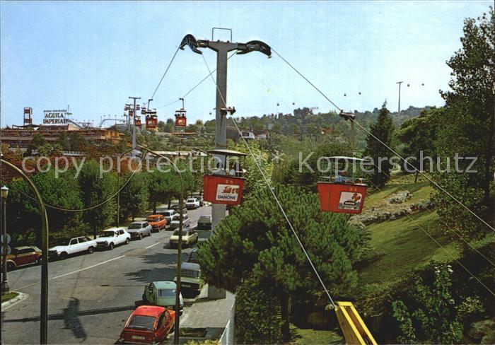 Barcelona Cataluna Seilbahn von Montjuich