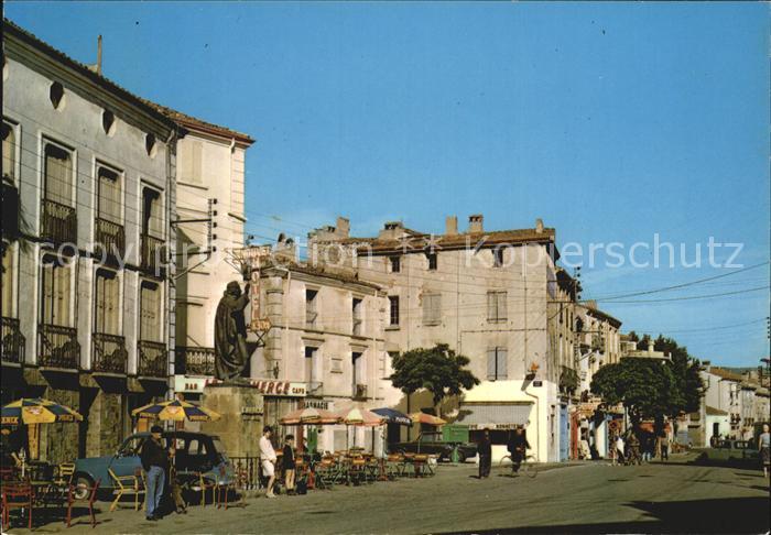 Estagel La Place Francois Arago