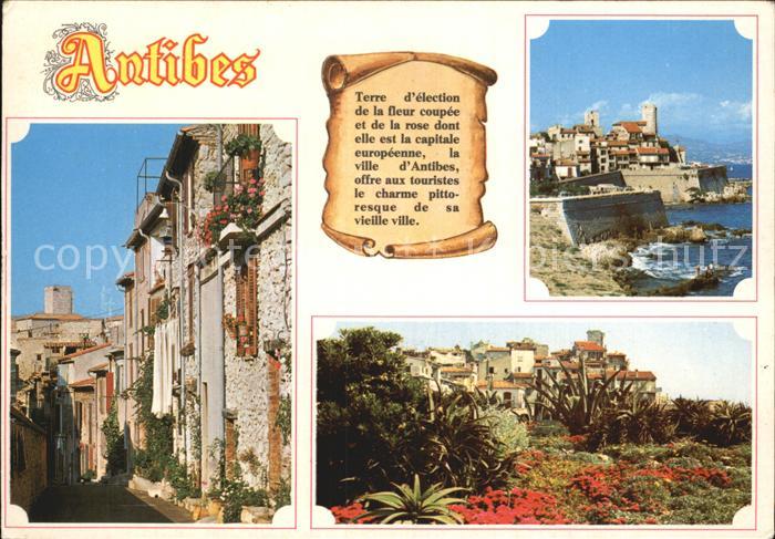 Antibes Alpes Maritimes Gesamtansicht Altstadt