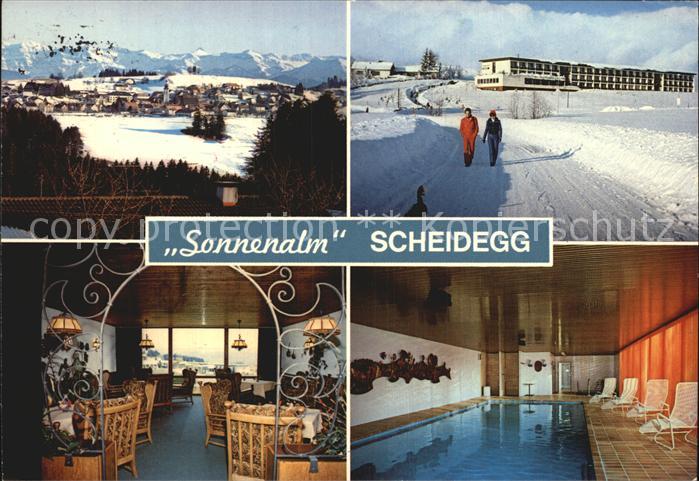 Scheidegg Allgaeu Kurklinik Sonnenalm Schwimmbad