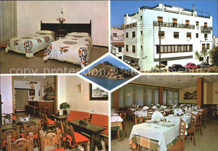 Tossa de Mar Hotel Tarull Doppelzimmer Speiseraum Aussenansicht