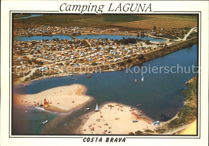 Castello d Empuries Fliegeraufnahme Camping Laguna