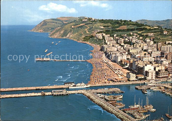 Gabicce Mare Fliegeraufnahme