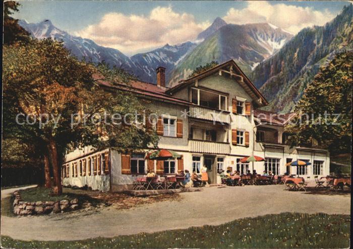 Oberstdorf Berggasthof Spielmannsau