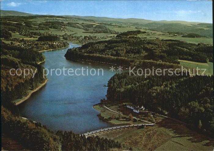 Marienheide Fliegeraufnahme Talsperre