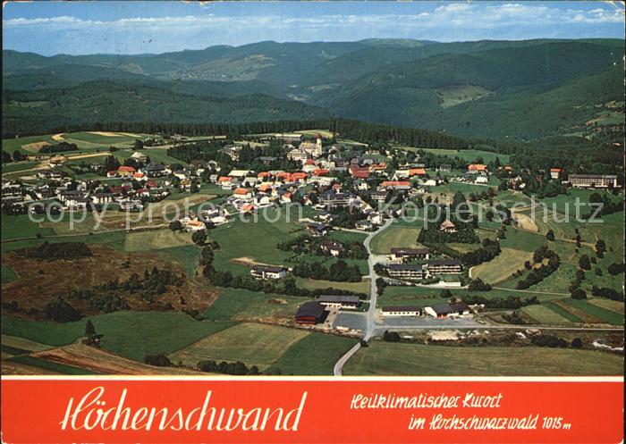 Hoechenschwand Schwarzwald BW Fliegeraufnahme