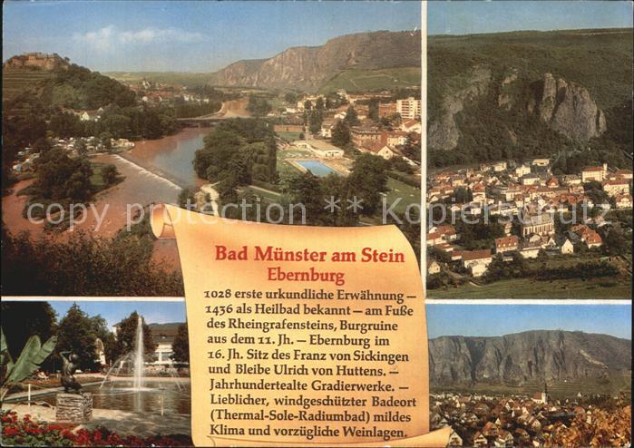 Bad Muenster Stein Ebernburg Stadtansichten mit Chronik